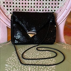 Black evening bag